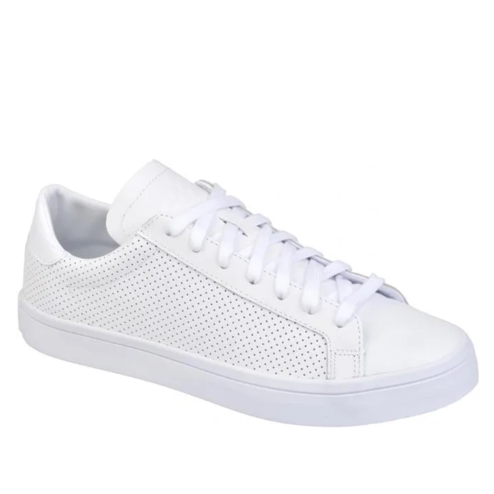 Adidas Originals Court Vantage White Sneakers, men’s 6
